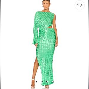 JENS PIRATE BOOTY cutout gown in yellow ✨